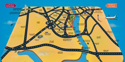 Mapa das Crianças da cidade de Dubai