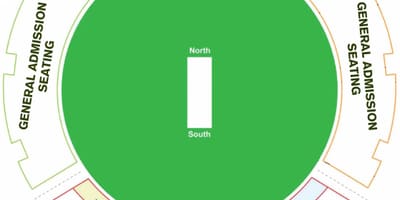 Dubai estádio de cricket mapa de localização