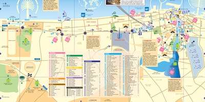 Dubai mapa de localização