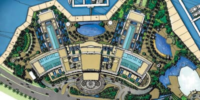 Mapa do Palazzo Versace Dubai